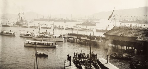 Reception for Duke of Connaught at Hong Kong. An official reception for the Duke of Connaught at