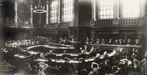 Opening of the Legislative Council in Pretoria. Sir Arthur Lawley (1860-1932), Lieutenant Governor
