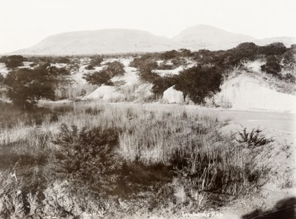 Lombard's Kop, South Africa. View of Lombard's Kop, the location of two Boer batteries outside