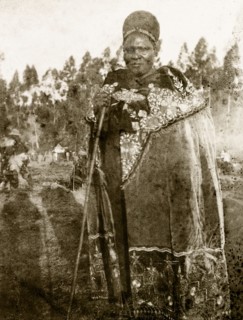 The Queen Regent of Swaziland. Portrait of Labotsibeni Gwamile Mdluli, the Queen Regent of