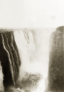 Victoria Falls. View of Victoria Falls, situated on the Zambezi River on the border between
