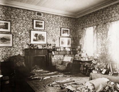 Drawing room of Government House, Bulawayo. The drawing room at Bulawayo's Government House,