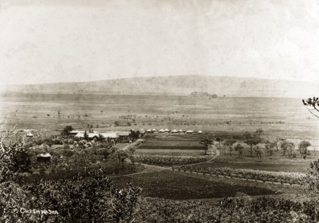 European farmstead in Mashonaland. View of 'Cheshwasha', a European farmstead in Mashonaland,
