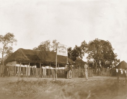 Mangwe Hotel and Store. Mangwe Hotel and Store, a single-storey thatched building surrounded by a