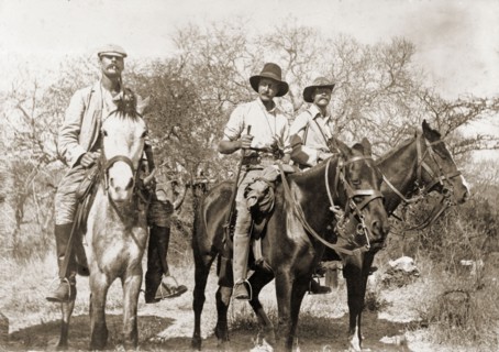 Nicholson and the Lawley brothers. Captain J.S. Nicholson, Major Richard Lawley (1856-1918) and
