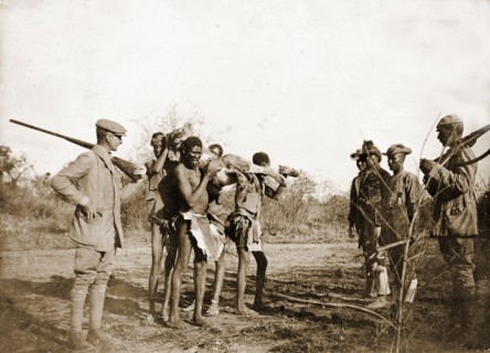 Major Lawley collects his lion. Major Richard Lawley (1856-1918), brother of Captain Arthur Lawley