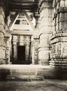 Interior of Sas-bahu Temple at Gwalior. Interior view of the larger Sas-bahu Temple, located within