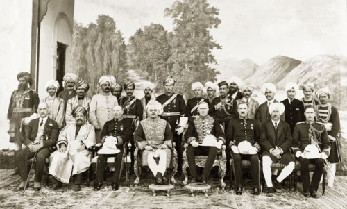 Sir Edward Maclagan and the Raja of Suket. Sir Edward Maclagan, Lieutenant Governor of the Punjab,