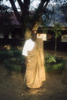 Portrait of Mate Kole II. Portrait of Mate Kole II (1910-1990), the Paramount Chief or Konor of