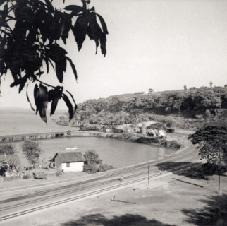 Railway tracks at Vasco da Gama. Railway tracks along the coast near the city of Mormugao. Vasco da
