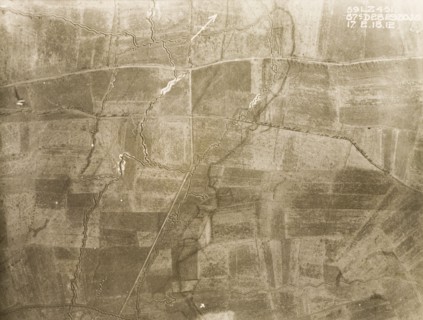 Front line near the Drocourt-Queant Switch. One of a series of British aerial reconnaissance
