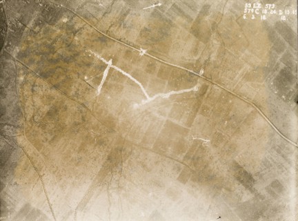 Aerial view of surrendered German territory. One of a series of British aerial reconnaissance