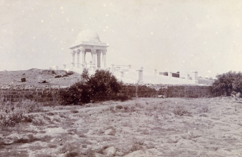 The tomb of Phyllis Louise Lawrence. The white-domed tomb of Phyllis Louise Lawrence, nee Napier,