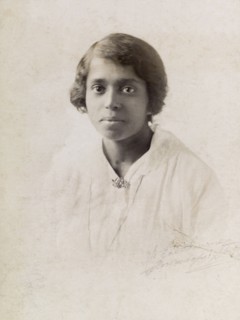 Portrait of Nannie. Portrait of an Indian ayah (nursemaid) called Nannie, aged around 20 years.