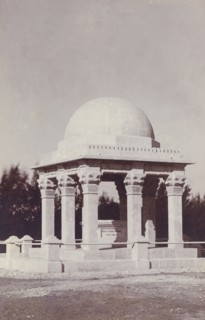The tomb of Phyllis Louise Lawrence. The white-domed tomb of Phyllis Louise Lawrence, nee Napier,