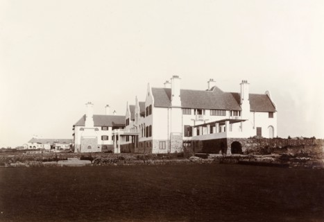 Government House in Pretoria. Exterior view of Pretoria's Government House, designed by architect