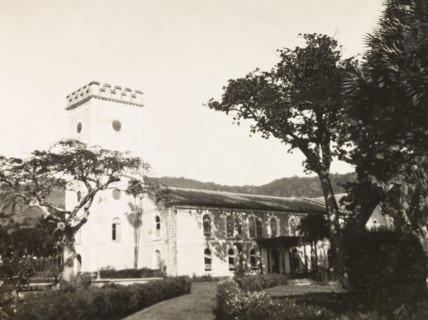 St. George's Anglican Cathedral, St Vincent. View of St George's Anglican Cathedral in Kingstown.