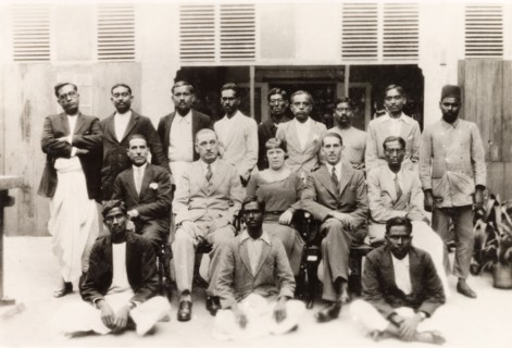 Office staff of 'James Murray and Company'. The office staff of 'James Murray and Company' pose for