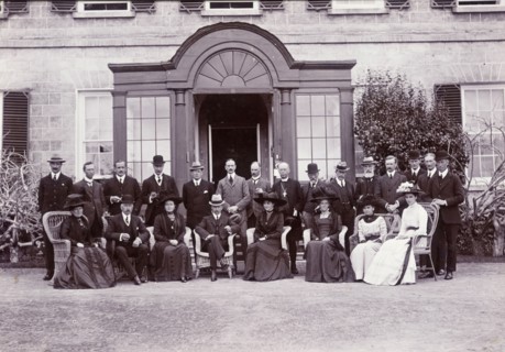 Duke of Connaught in St Helena. The Duke and Duchess of Connaught assemble for a photograph with