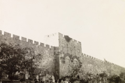 The Golden Gate, Jerusalem. View of the Golden Gate on the eastern section of Jerusalem's old city