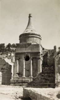 Tomb of Absalom, Jerusalem. View of the Tomb of Absalom (Yad Avshalom) located in the Kidron Valley