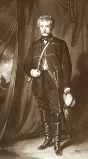 Colin Campbell, First Baron Clyde. Illustrated portrait of Colin Campbell, First Baron Clyde