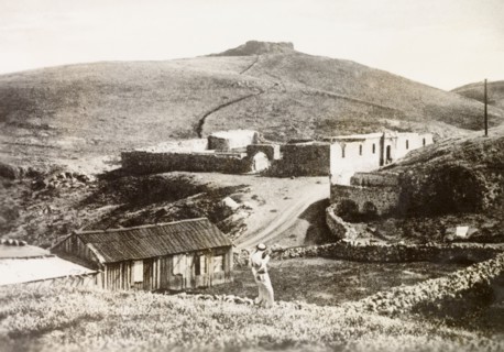 Good Samaritan Inn, Palestine. The Good Samaritan Inn in the Samaria mountain range, a traveller's