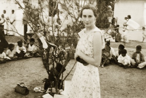 Portrait of a missionary's wife. Portrait of Joan Sargant, wife of Methodist missionary Reverend
