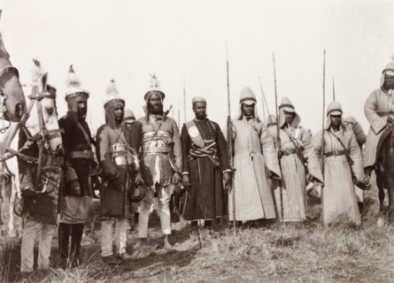 Kishengarh State's mounted infantry at Coronation Durbar, 1903. A regiment of Kishengarh State's