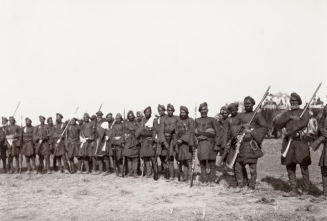 Irregular infantry at Coronation Durbar, 1903. An Indian irregular infantry unit at the Coronation