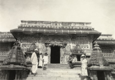 Chennakesava Temple. View of the ornately carved facade of Chennakesava Temple, a 12th century