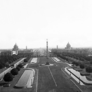 Jaipur Column on the Rajpath. View of the Jaipur Column on the Rajpath, taken from the top of the