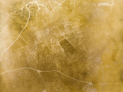 Aerial view of Pys, 1918. One of a series of British aerial reconnaissance photographs recording