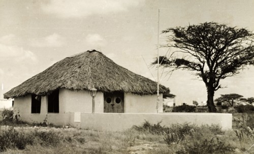 Royal Wajir Yacht Club. Exterior view of the clubhouse of the Royal Wajir Yacht Club. Wajir,