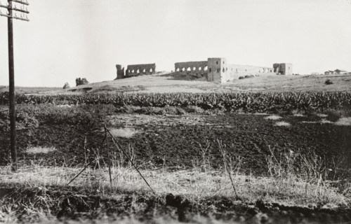 Roman ruins near Ras el Ain. The ruins of a Roman castle near Ras el Ain, taken during the Great