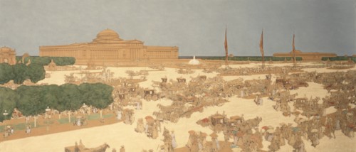 Proposed plaza on Michigan Avenue, west of the Field Museum of Natural History in Grant Park,