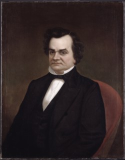 Portrait of Stephen Arnold Douglas, circa 1855.  Created by Lussier, Louis O., d. 1884