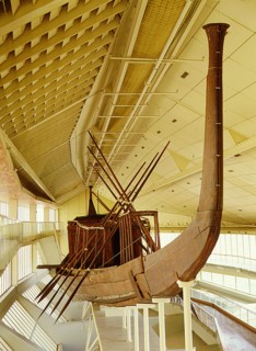The funerary boat of King Cheops