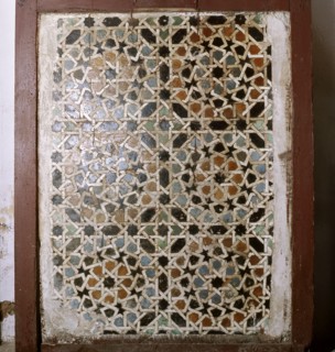 Geometric tile mosaic from the now destroyed madrasa founded by the Ziyanid sultan Abu Tashfin at Tlemcen