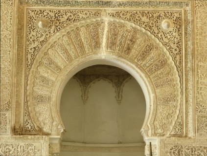 The mihrab of the little mosque of Sidi (Saint) Bel Hassen