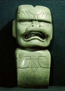 Ceremonial adze in the form of a jaguar spirit