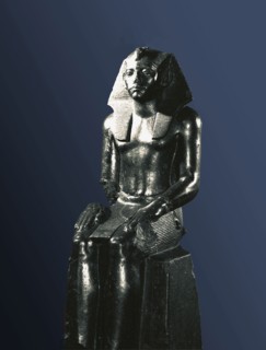 Statue of Amenemhat III as an aged man