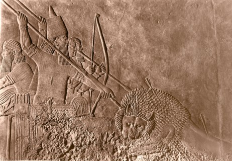 Stone relief from the Palace of Ashurbanipal