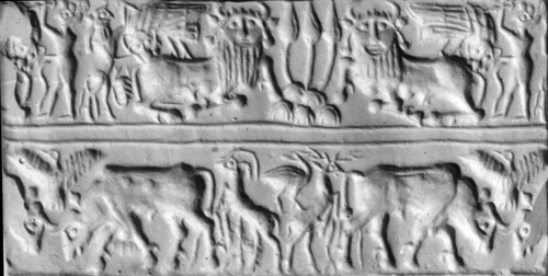 Cylinder seal with two registers