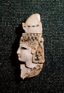 Ivory head found in the palace of Nimrud