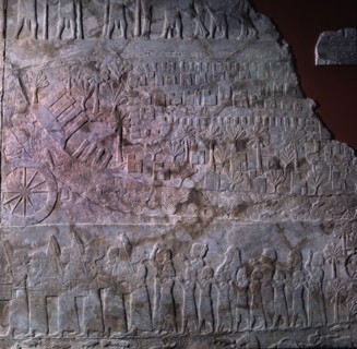 Relief depicting the Elamite city of Madaktu