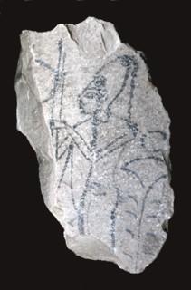 Ostracon depicting a Syrian woman