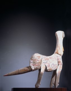 Carving of Qilin the mythical creature associated with the unicorn and thought to be able to discriminate good from evil