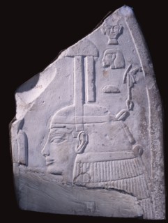 Relief with depiction of a goddess