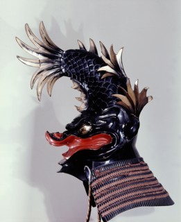 Samurai dolphin helmet